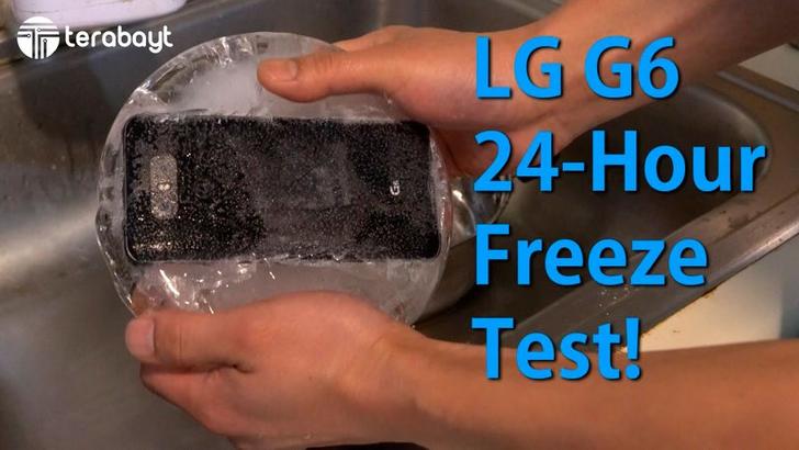 Сенсация: LG G6 бир сутка муз ичида «жон сақлади»!