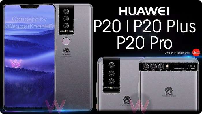 Huawei P20’нинг уч хил талқини ҳақида янги маълумотлар чиқди