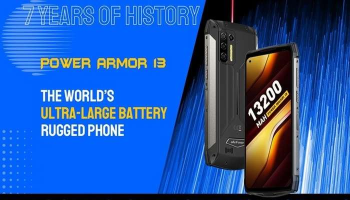 Ulefone Power Armor 13 – рекорд аккумуляторли «ўлдириб бўлмас» смартфон! (+видео)