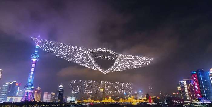 Genesis нақ 3281 та дронли шоу билан жаҳон рекордини ўрнатди (видео)