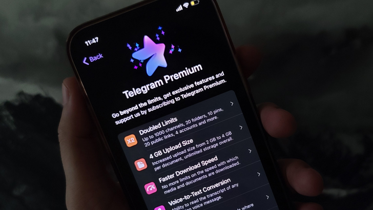 Telegram Premium narxini 
